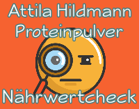 Artikelvorschau  - Nährwertcheck von Attila Hildmanns Proteinpulver