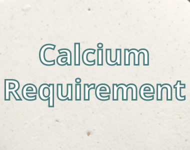 Calcium Daily Requirement