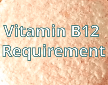 Vitamin B12 Requirement