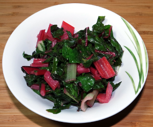 Swiss Chard, cooked